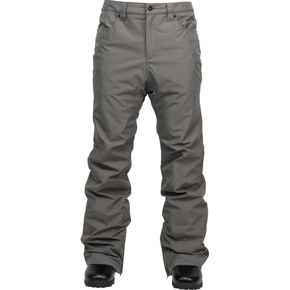 L1 Slim Chino Basic Dark Grey Ανδρικό Παντελόνι Snowboard