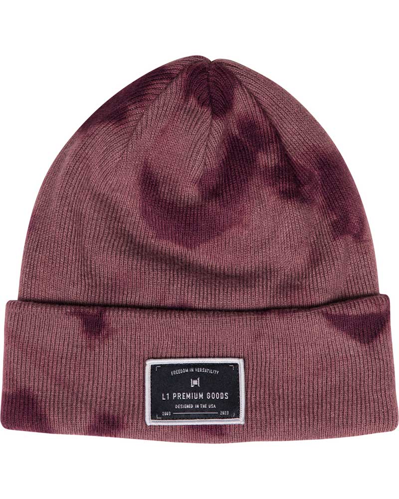L1 Washed Out Burnt Rose Beanie