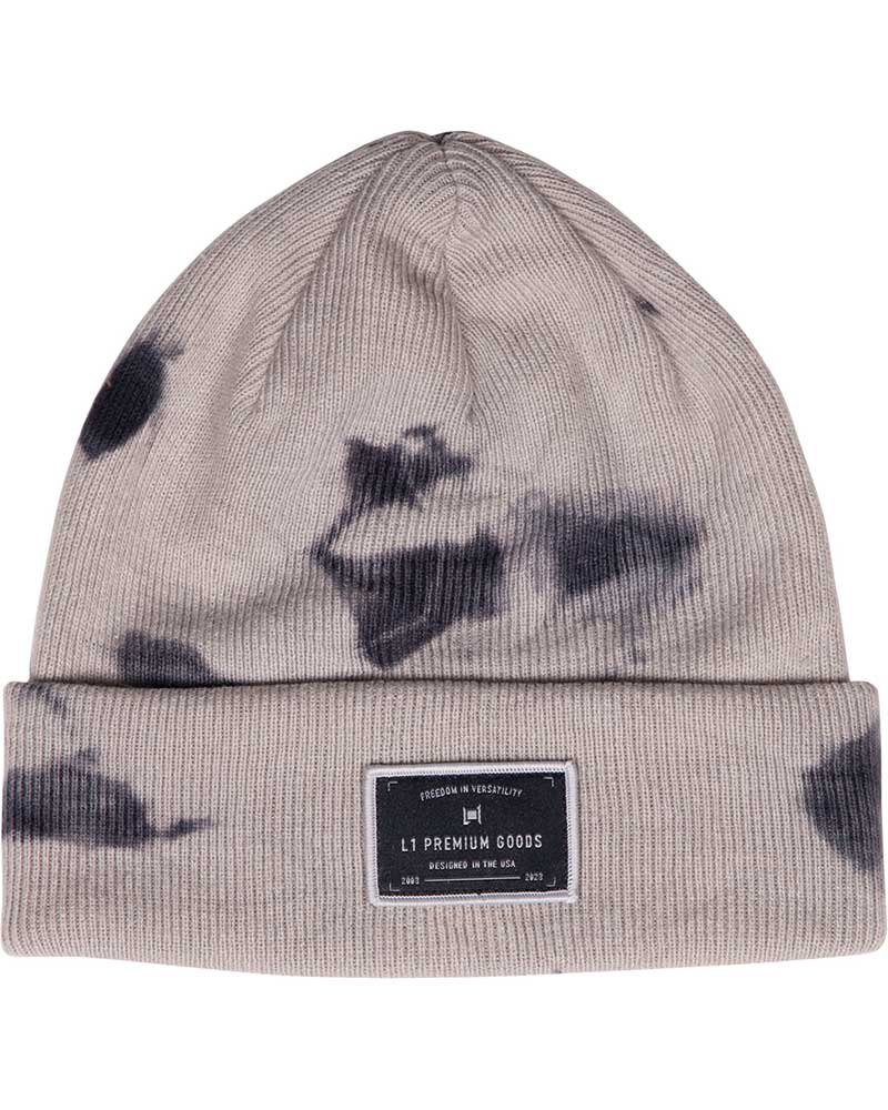 L1 Washed Out Ghost Beanie
