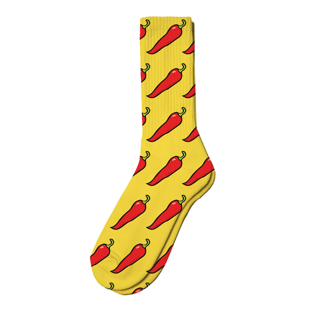 Lakai Chili Pepper Yellow Socks