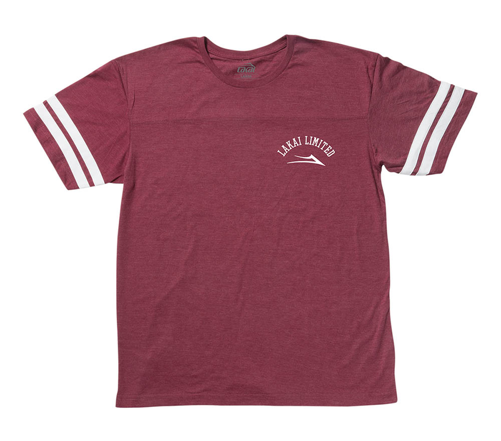 Lakai Field Jersey Burgundy Heather Ανδρικό T-Shirt