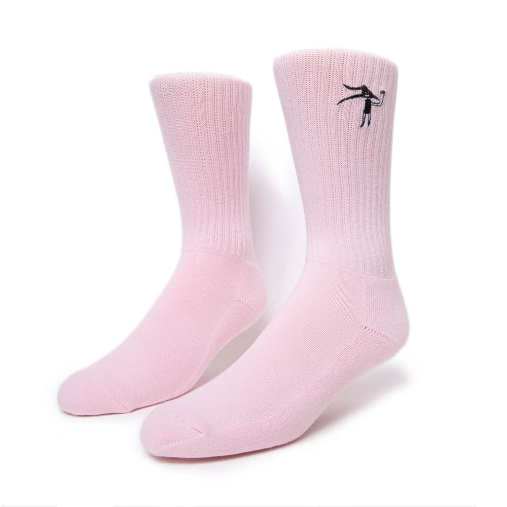 Lakai Flare Face Crew Sock Pink Socks