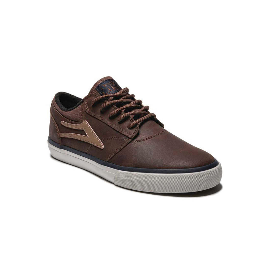 Lakai Griffin Weather Treated Brown Oiled Suede Men's Shoes