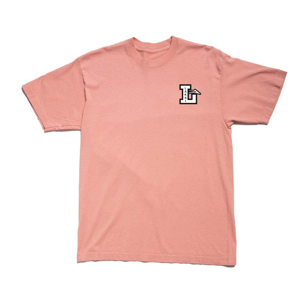 Lakai Letterman Coral Men's T-Shirt