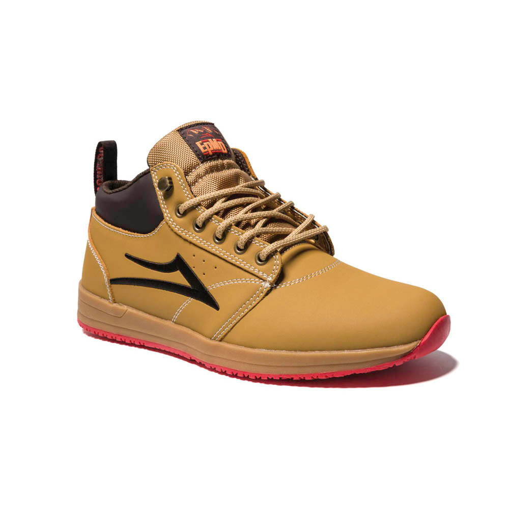 Lakai X Epmd Griffin Mid Gold Nubuck Men's Shoes