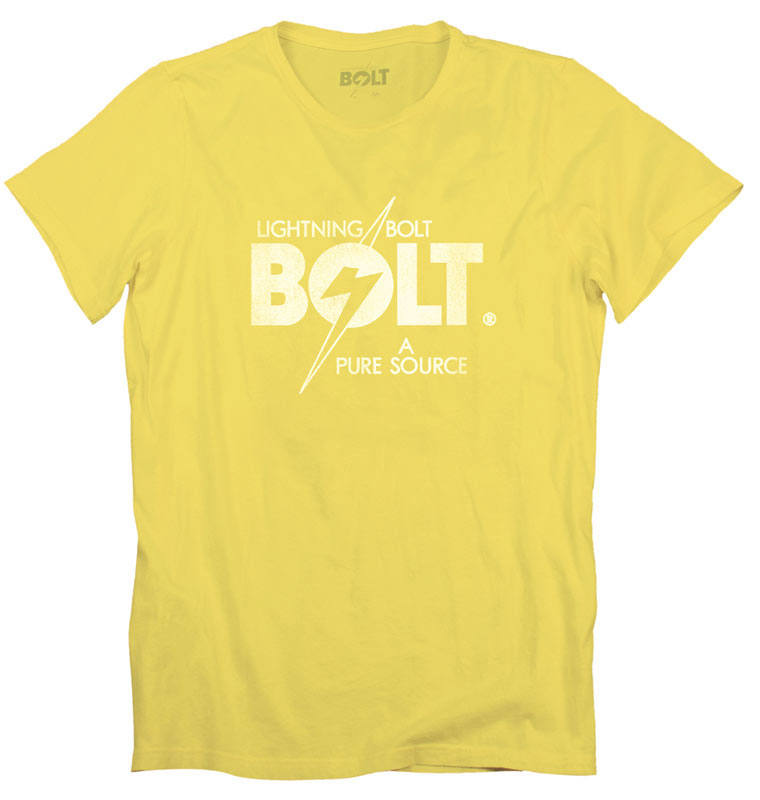 Lightning Bolt A Pure Source Celery Men's T-Shirt