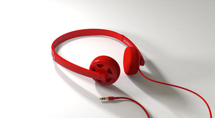Matix Bulkhead Red Headphones