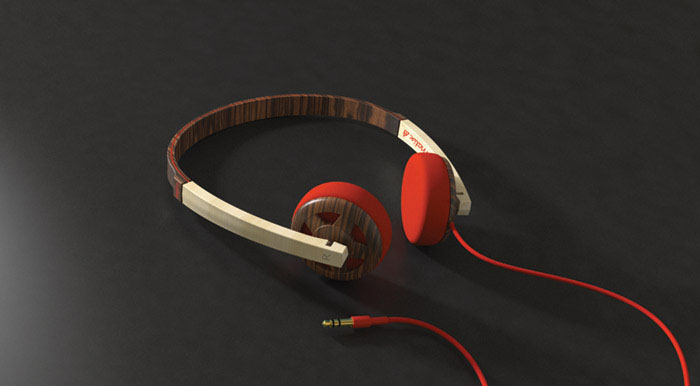 Matix Bulkhead Woodblock Headphones