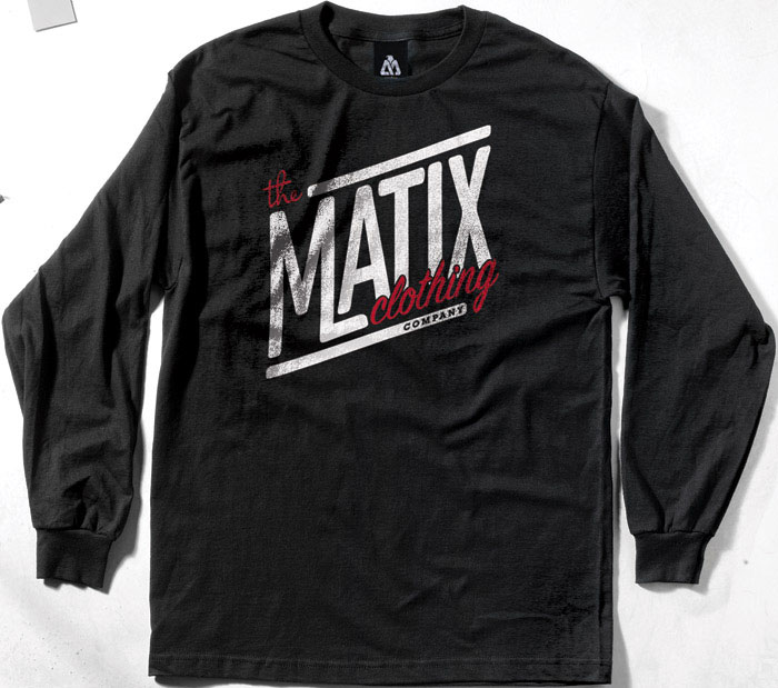Matix Genuine Black Men's Long Sleeve T-Shirt