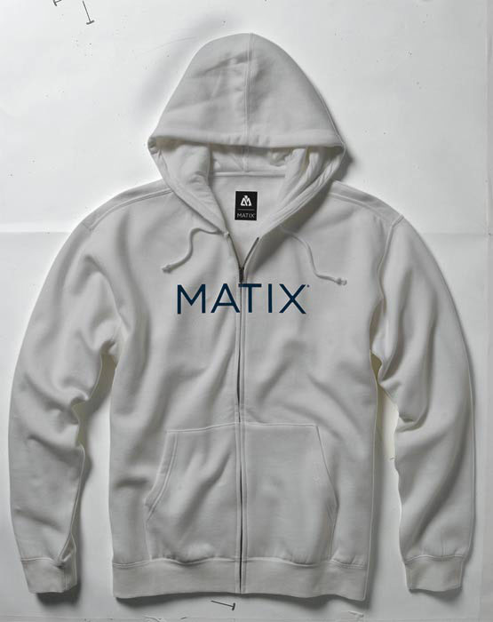 Matix Monoset Cool/Grey Ανδρικό Φούτερ Φερμουάρ