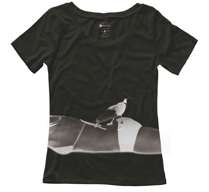 Matix Pervy Bird Black Women's T-Shirt