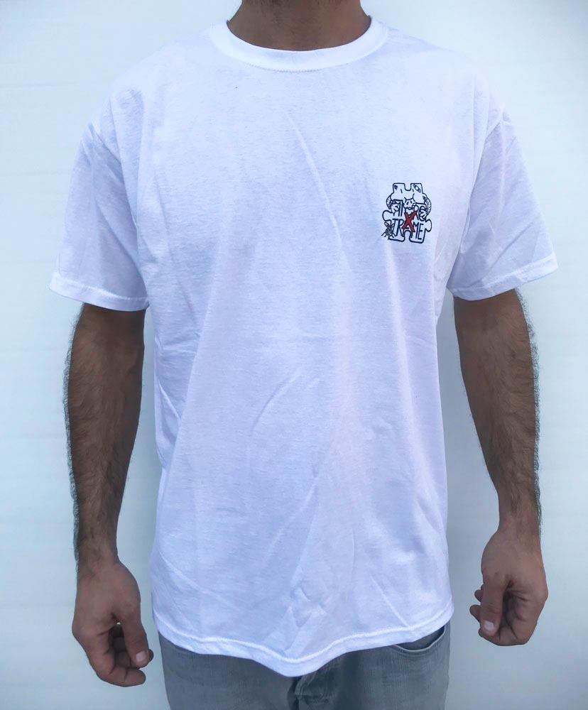 Microxtreme Old School White Ανδρικό T-Shirt