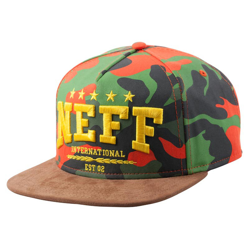 Neff  Navy Nautical Snapback Green Hat
