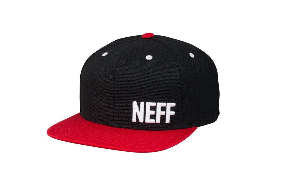 Neff Daily Black Red White Hat