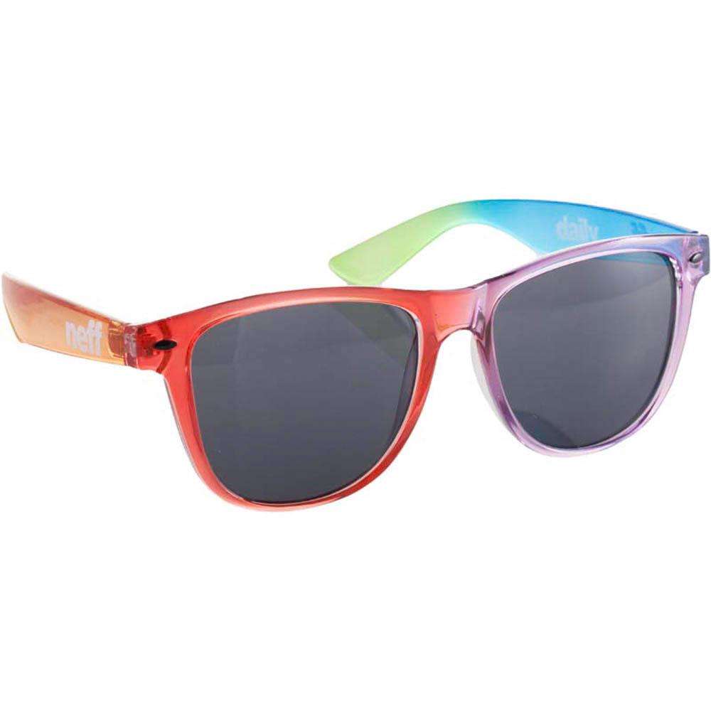 Neff Daily Clear Rainbow Sunglasses