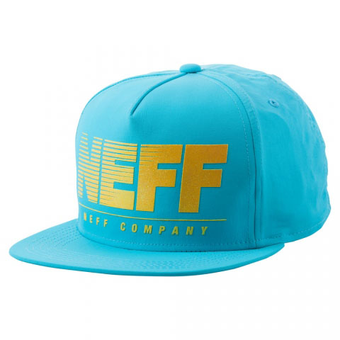 Neff Neon Krinkle Deconstructed Cyan Hat