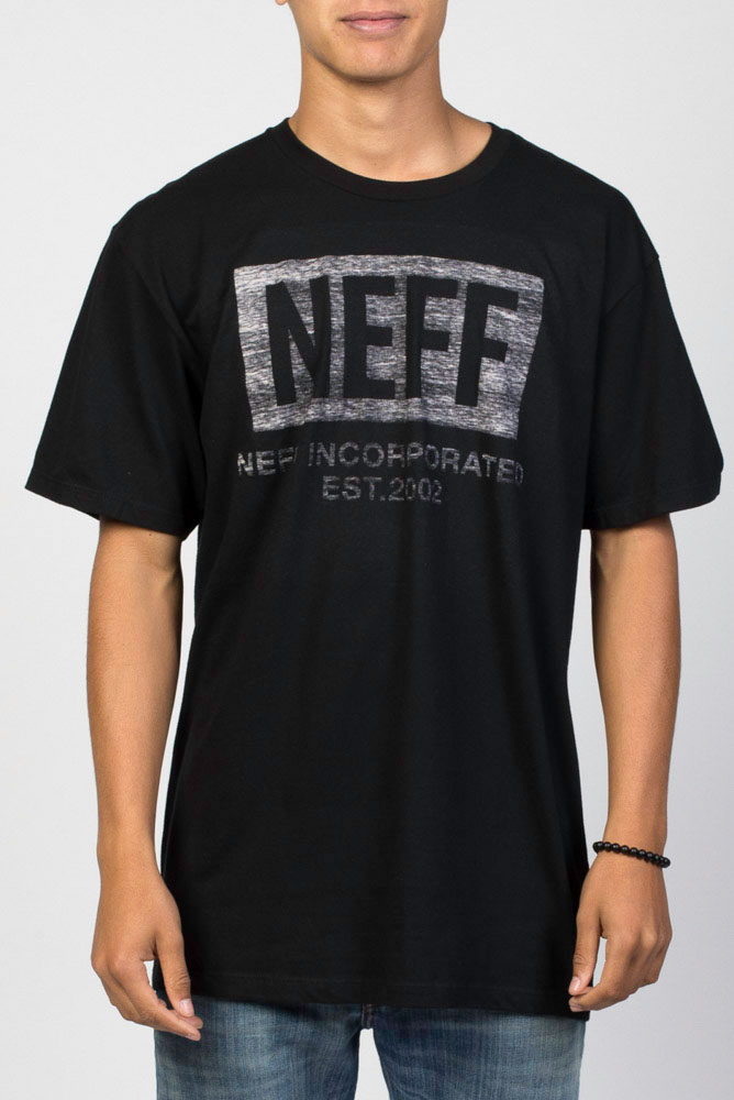 Neff New World Push Black Ανδρικό T-Shirt