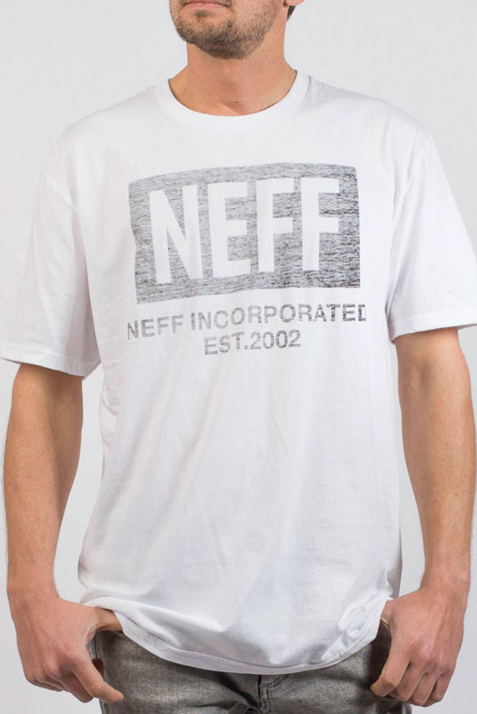 Neff New World Push White Men's T-Shirt