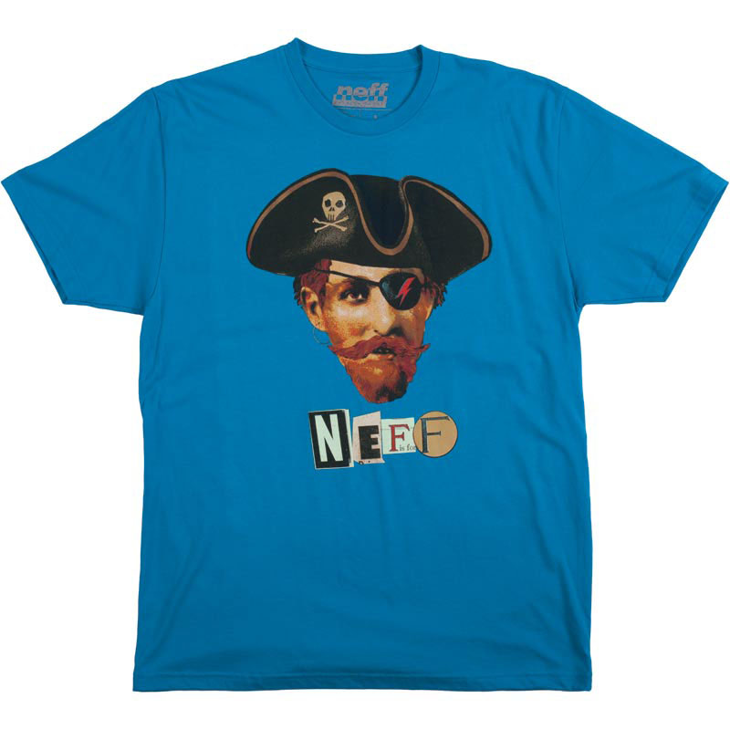 Neff Pirate Bolty Turquoise Men's T-Shirt