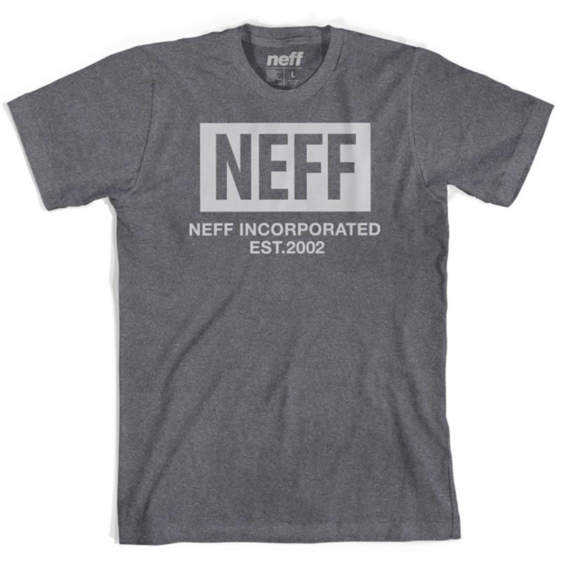 Neff Reflective World Charcoal Heather Men's T-Shirt