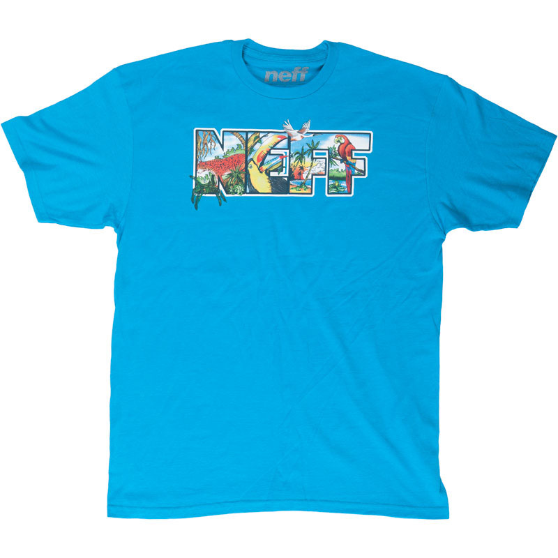 Neff Toucan Jungle Turquoise Men's T-Shirt