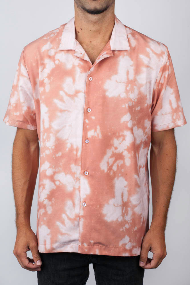 Neff Vintage Daily Pool Sider Copper Bleach Wash Men's Shirt
