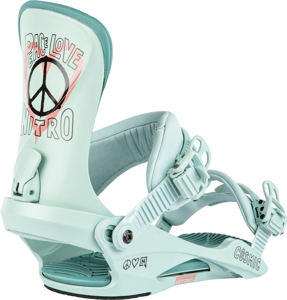 Nitro Cosmic Peace Love Nitro Women's Snowboard Bindings