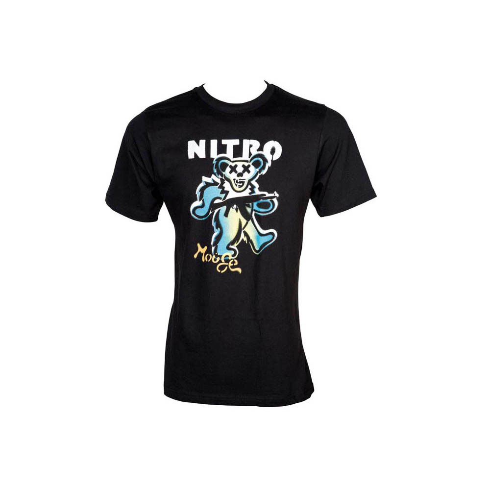 Nitro Mouse Dead Bear Black Men's T-Shirt