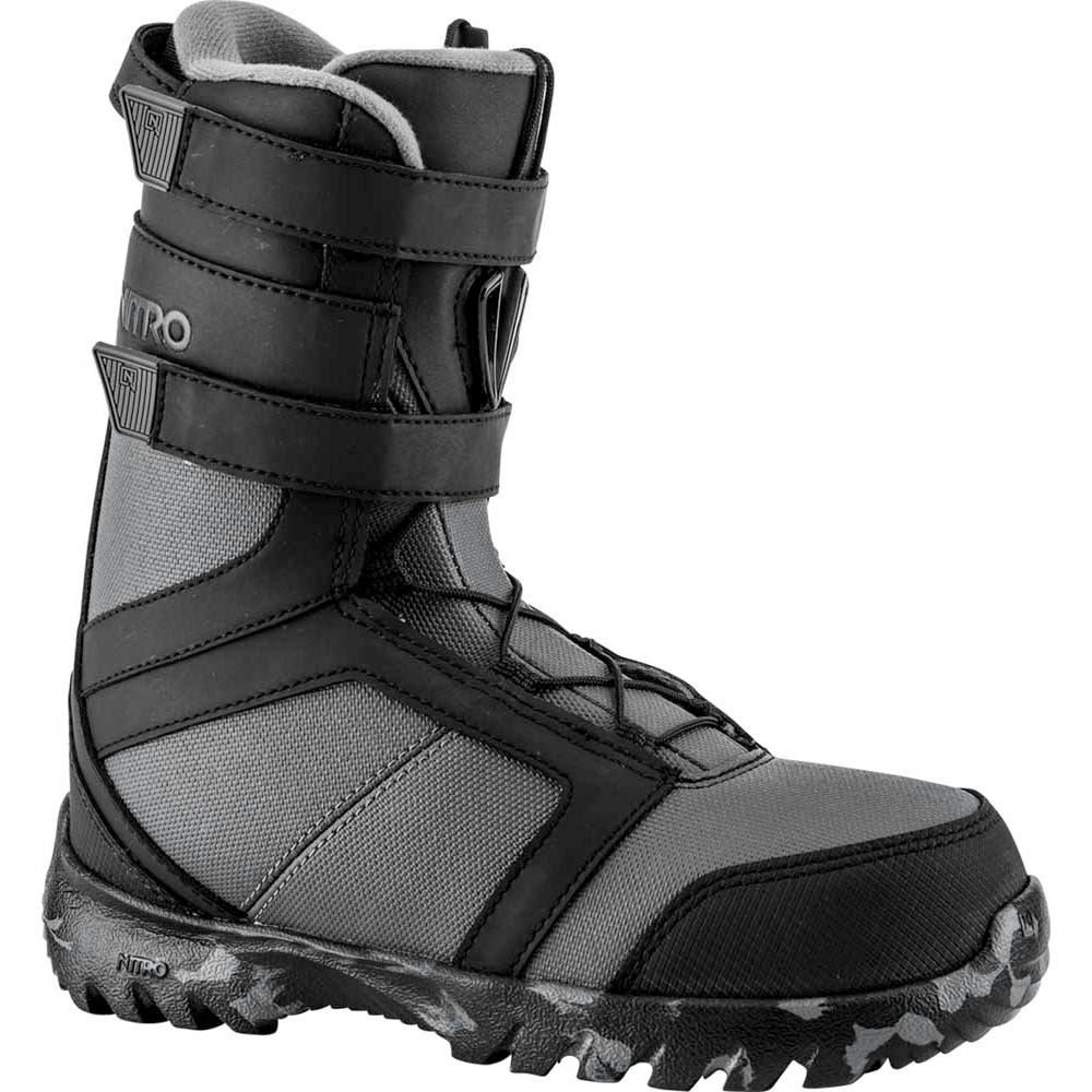 Nitro Rover Relace Black Charcoal Youth Snowboard Boots