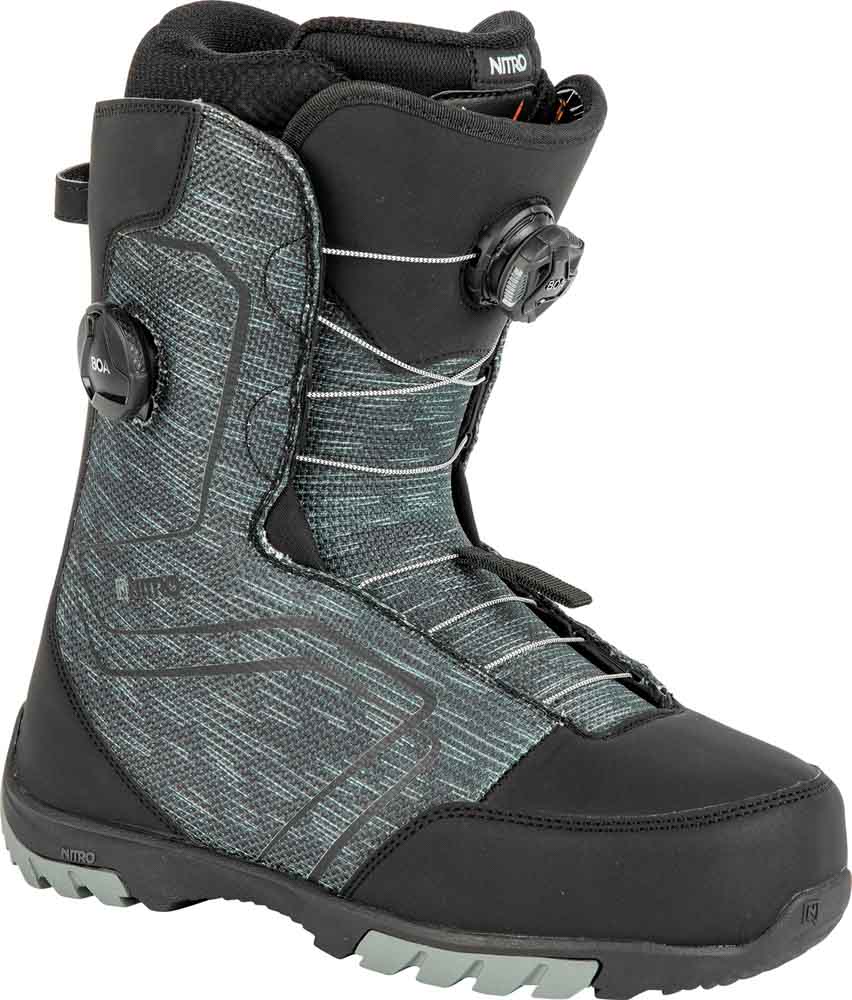 Nitro Sentinel Boa Black Men's Snowboard Boots