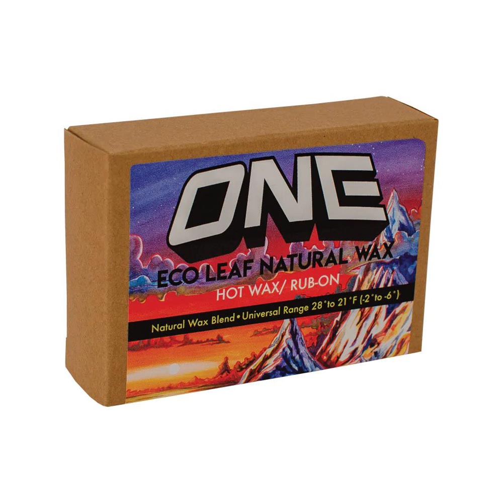 Oneball Eco Leaf Natural 100gr All Temperature Snowboard Wax