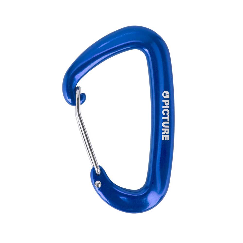 Picture Carabiner Blue