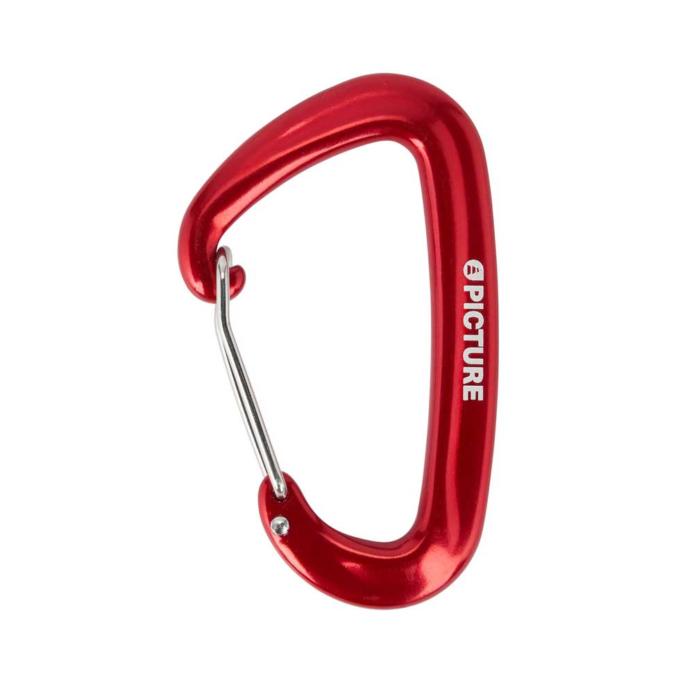 Picture Carabiner Red