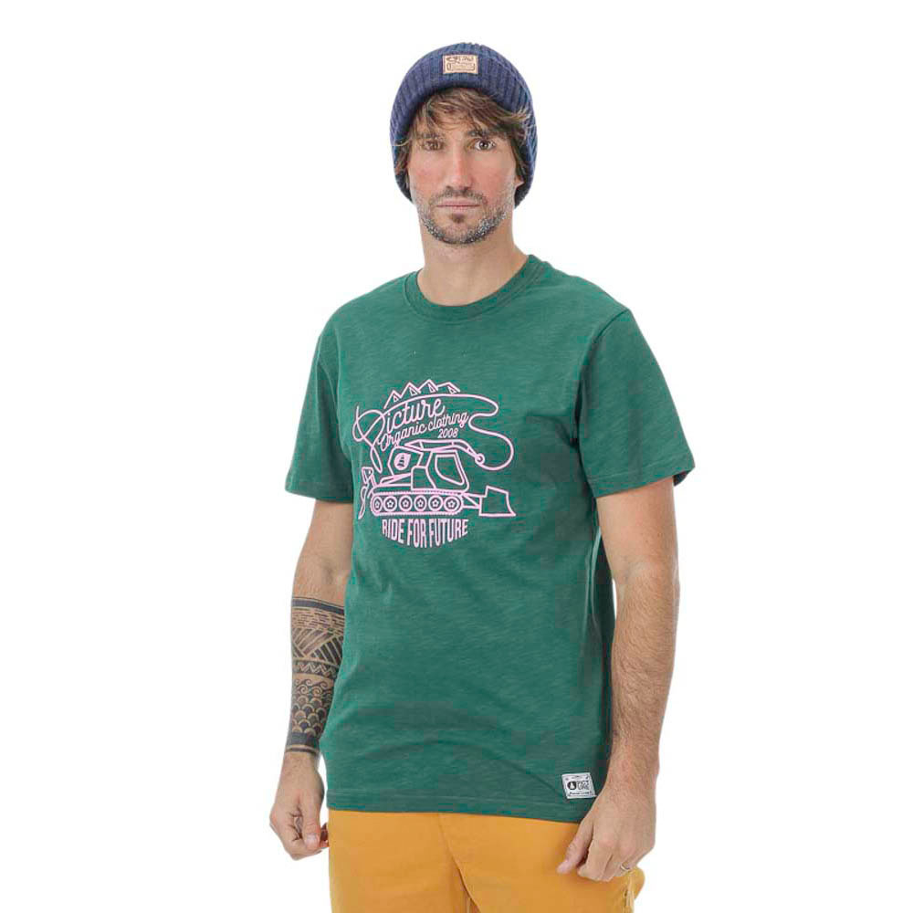 Picture Cascade Dark Green Men's T-Shirt