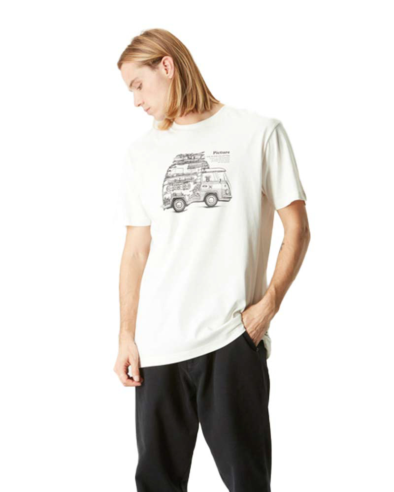Picture D&S Dogtravel Tee Natural White Men's T-Shirt