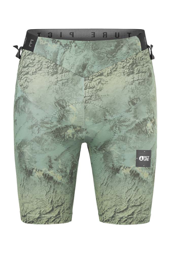 Picture Inner Printed Shorts Geology Green Μen's Hiking Shorts