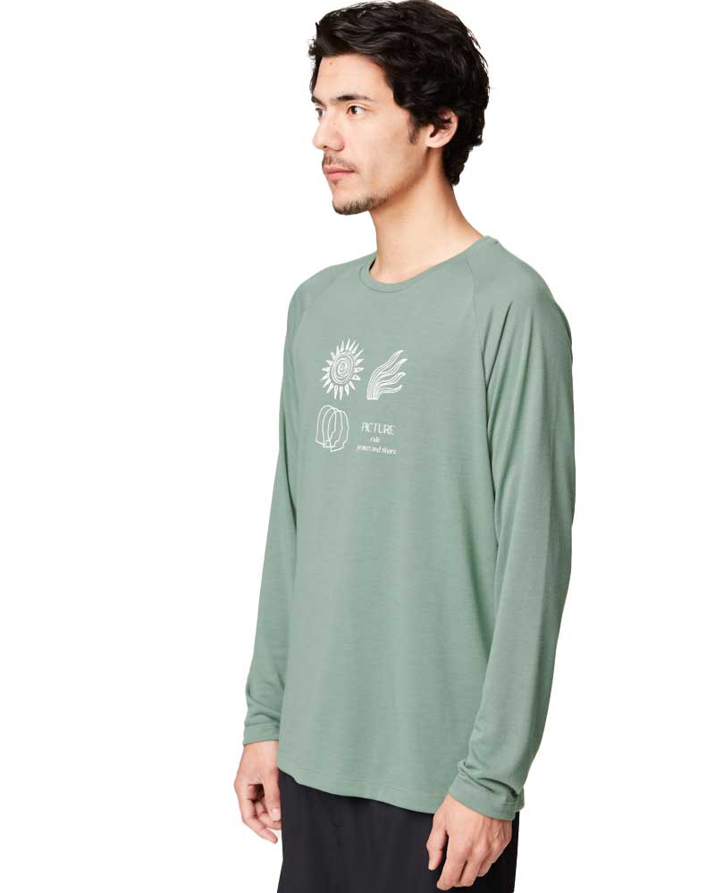 Picture Maribo Surf Tee Lily Pad Men's Lycra Rushguard