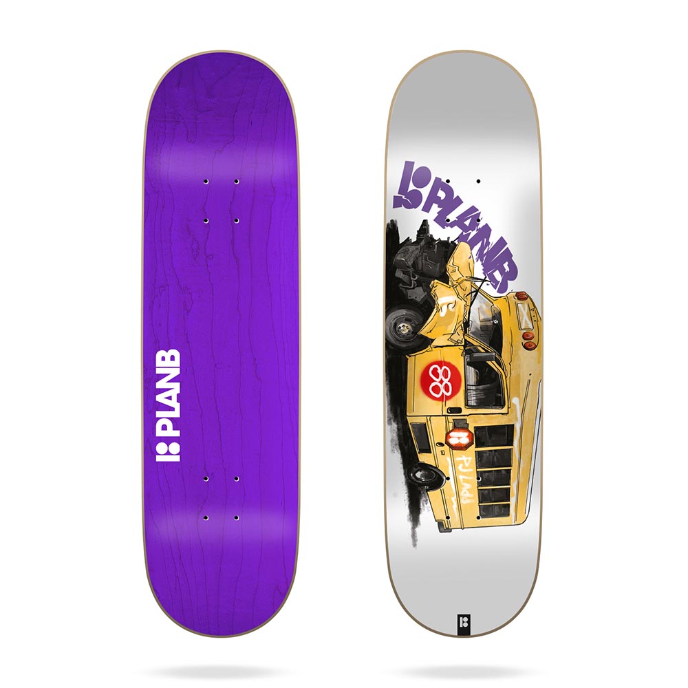 Plan B Crashed Ladd 8.375'' Skateboard Deck
