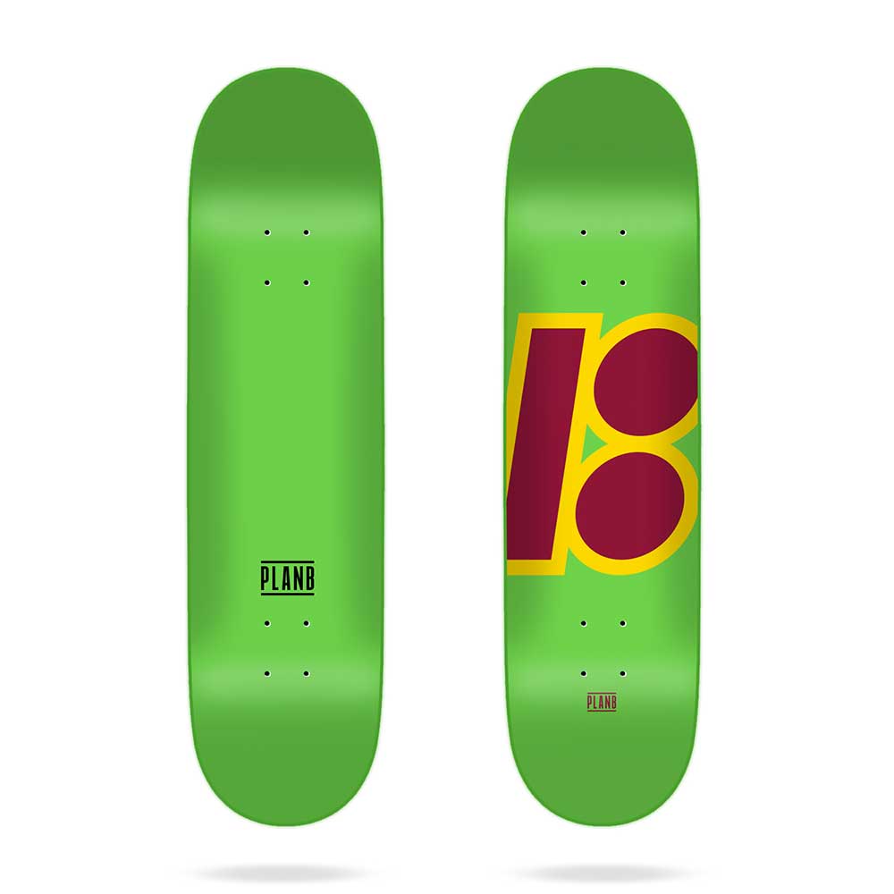 Plan B Full Dipper Shifted Green 8.25'' Skateboard Deck