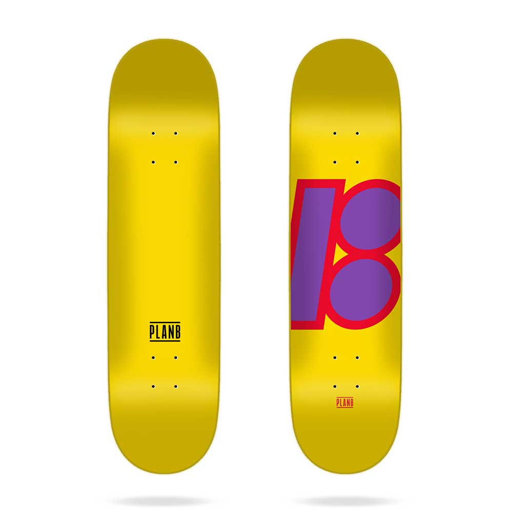 Plan B Full Dipper Shifted Yellow 8.5'' Skateboard Deck