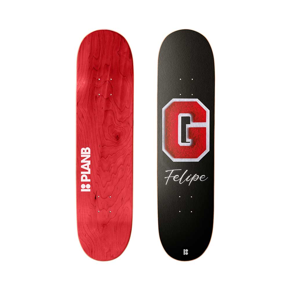 Plan B G Red Gustavo 8.0'' Skateboard Deck