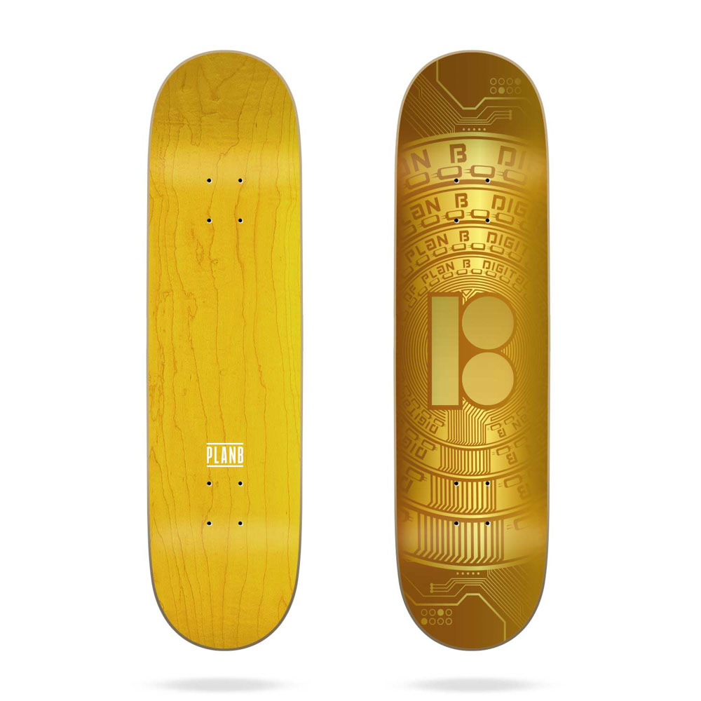 Plan B Gold Crypto 8.25'' Skateboard Deck