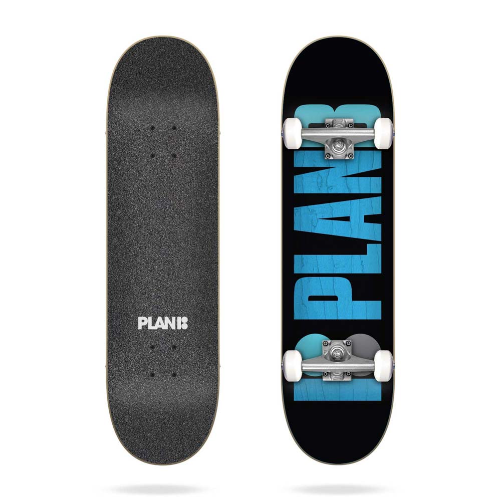 Plan B Mix Match Blue 8.5'' Complete Skateboard