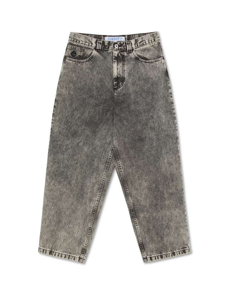 Polar Big Boy Jeans Acid Black Men's Pants