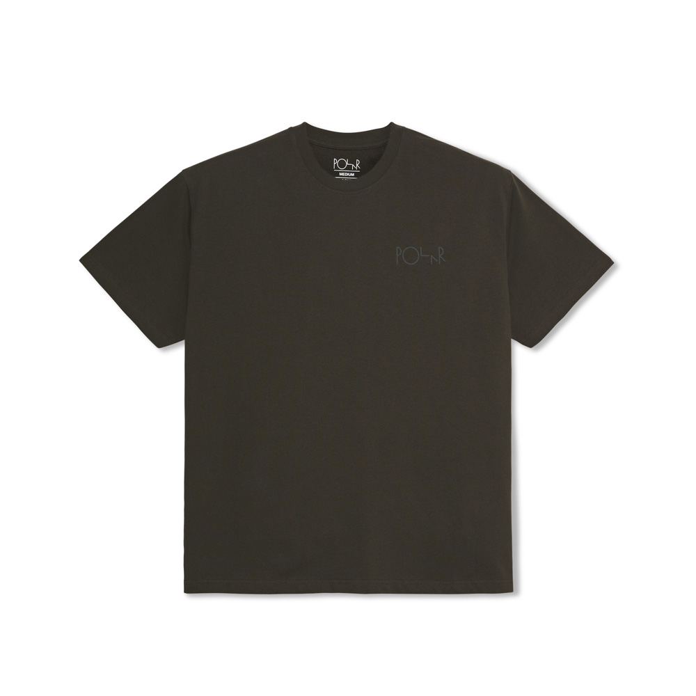Polar Skate Co. Tee Stroke Logo Dirty Black Ανδρικό T-Shirt