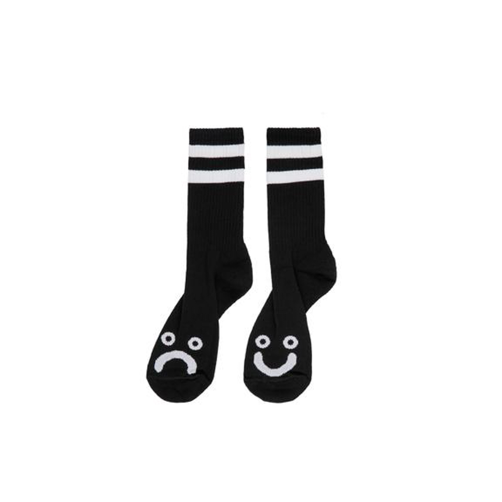 Polar Skate Co Happy Sad Black Socks