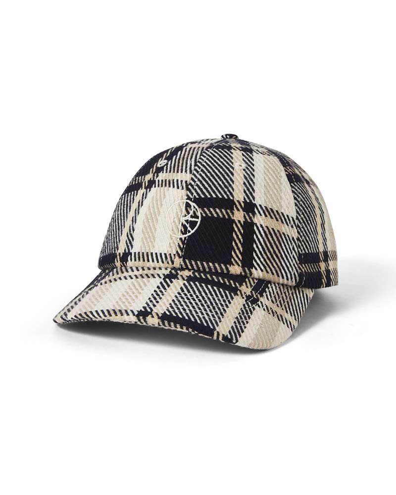 Polar Stroke Logo Flannel Cap Navy Hat