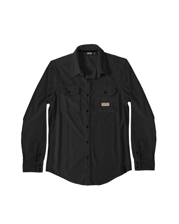 Pow Microfleece Dwr Truε Black Shirt