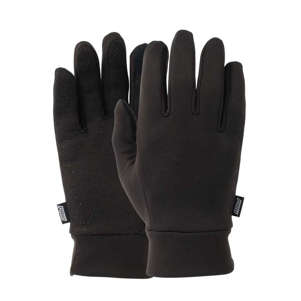Pow Microfleece Liner Black Men's Glove