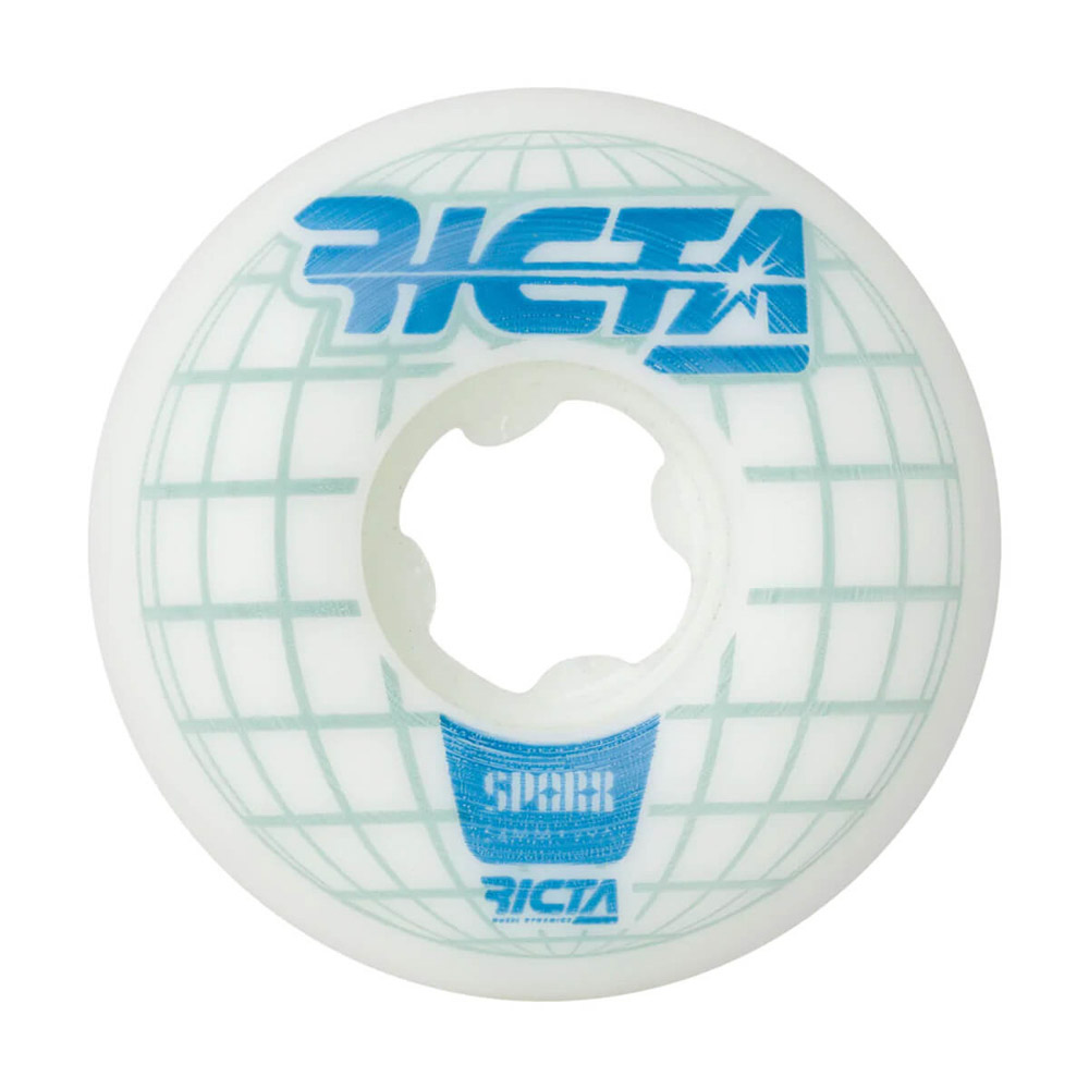 Ricta Mainframe Sparx White 99A 54mm Skateboard Wheels